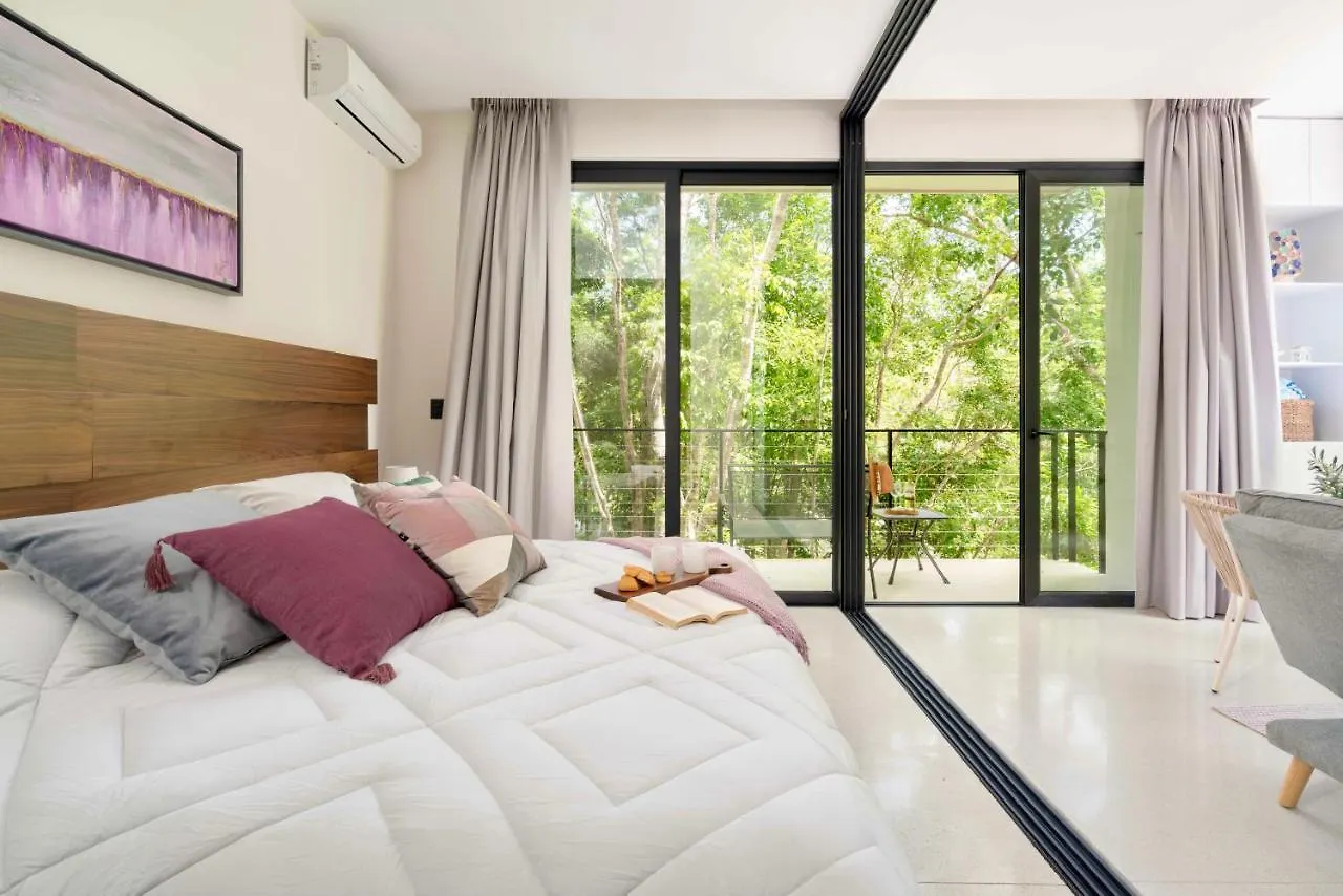 Stylish And Peaceful Jungle Studio At 525 Tulum Daire