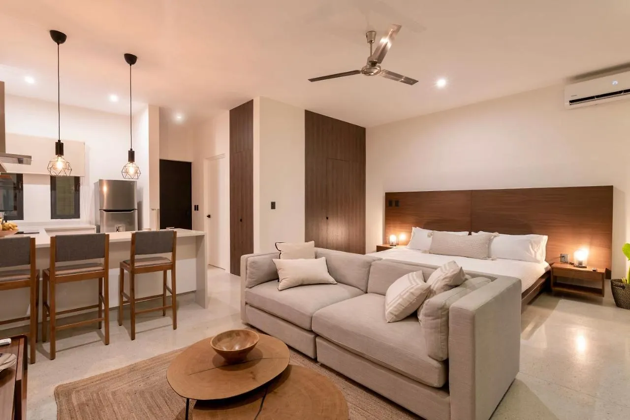 Daire Stylish And Peaceful Jungle Studio At 525 Tulum
