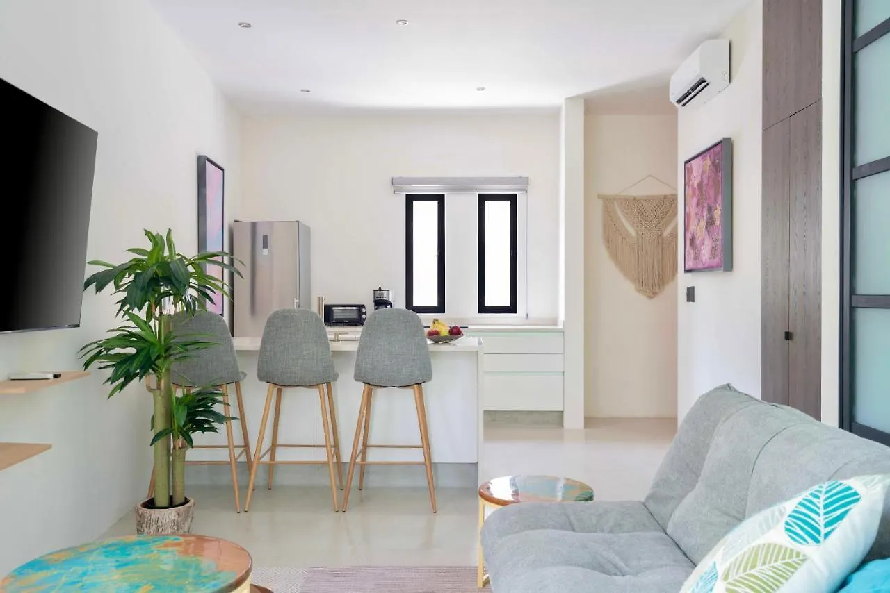 Stylish And Peaceful Jungle Studio At 525 Tulum Daire