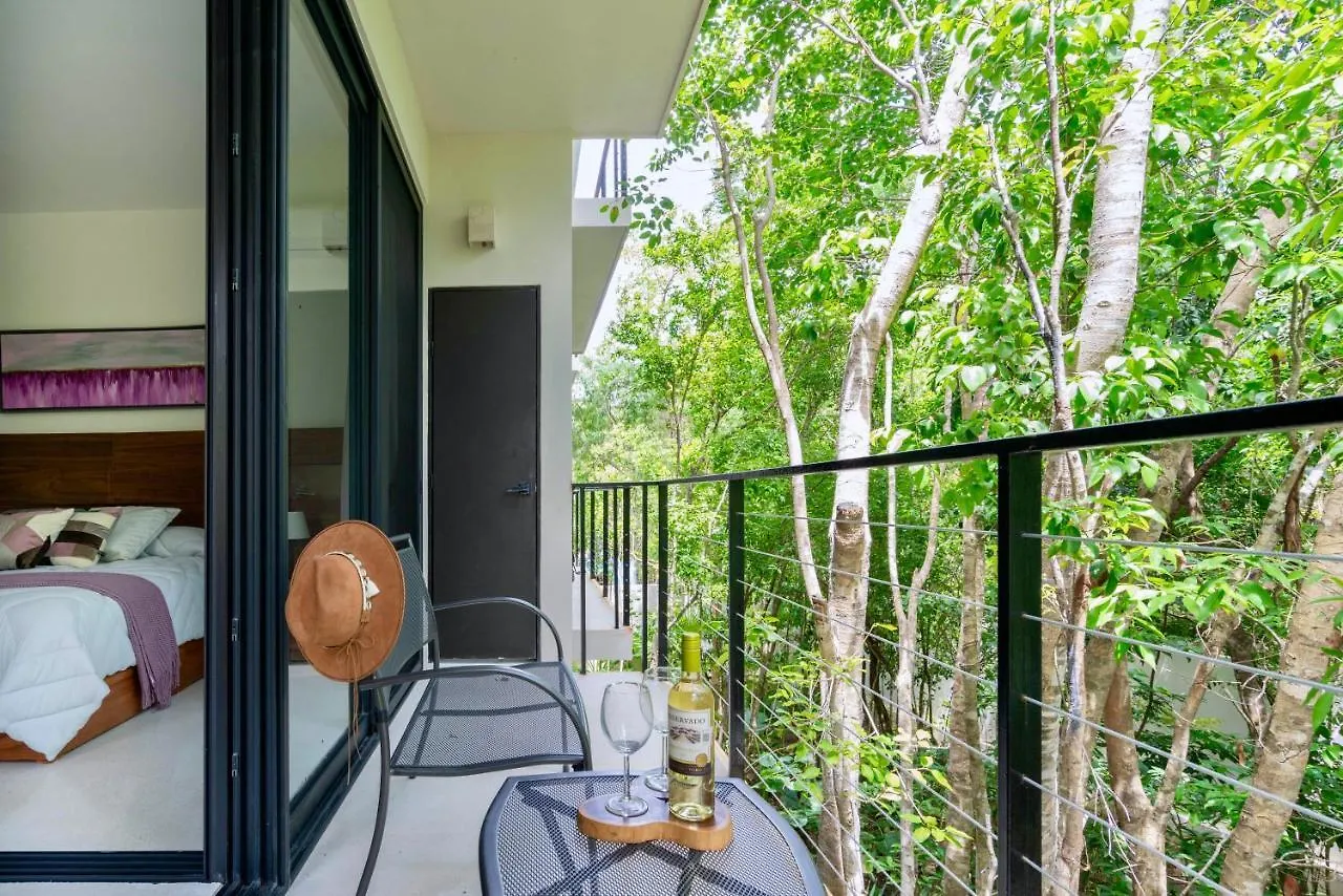 Stylish And Peaceful Jungle Studio At 525 Tulum Daire