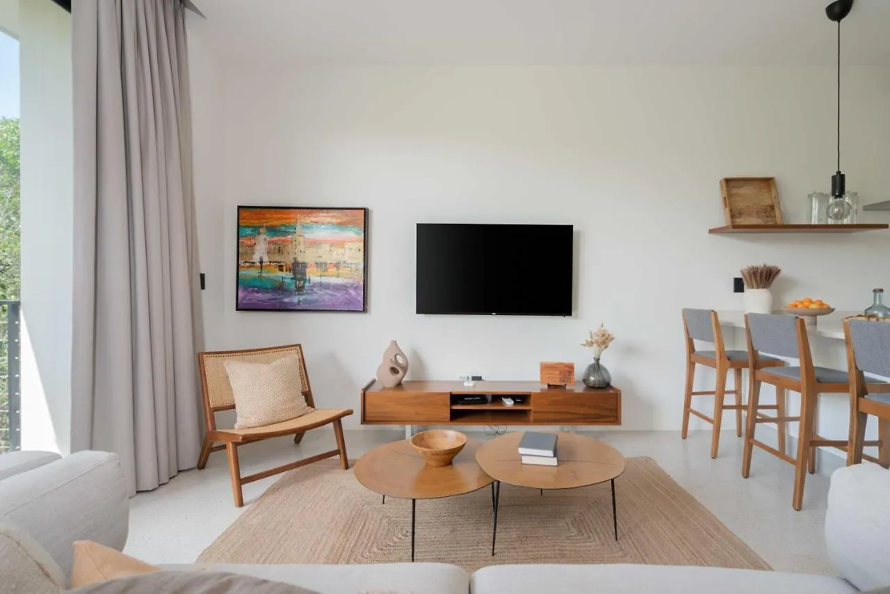 Daire Stylish And Peaceful Jungle Studio At 525 Tulum